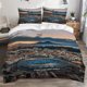 thumbnail image 1 of Istanbul Stadium Aerial Photography Themed Bedding Set Including Duvet Cover And Pillowcases. Soft, 1 of 5