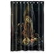 thumbnail image 1 of Cortina de ducha con diseño de pirata pulpo aterrador cenando, juego de cortina de baño con ganchos, tamaño 48 x 72 pulgadas, 1 of 3