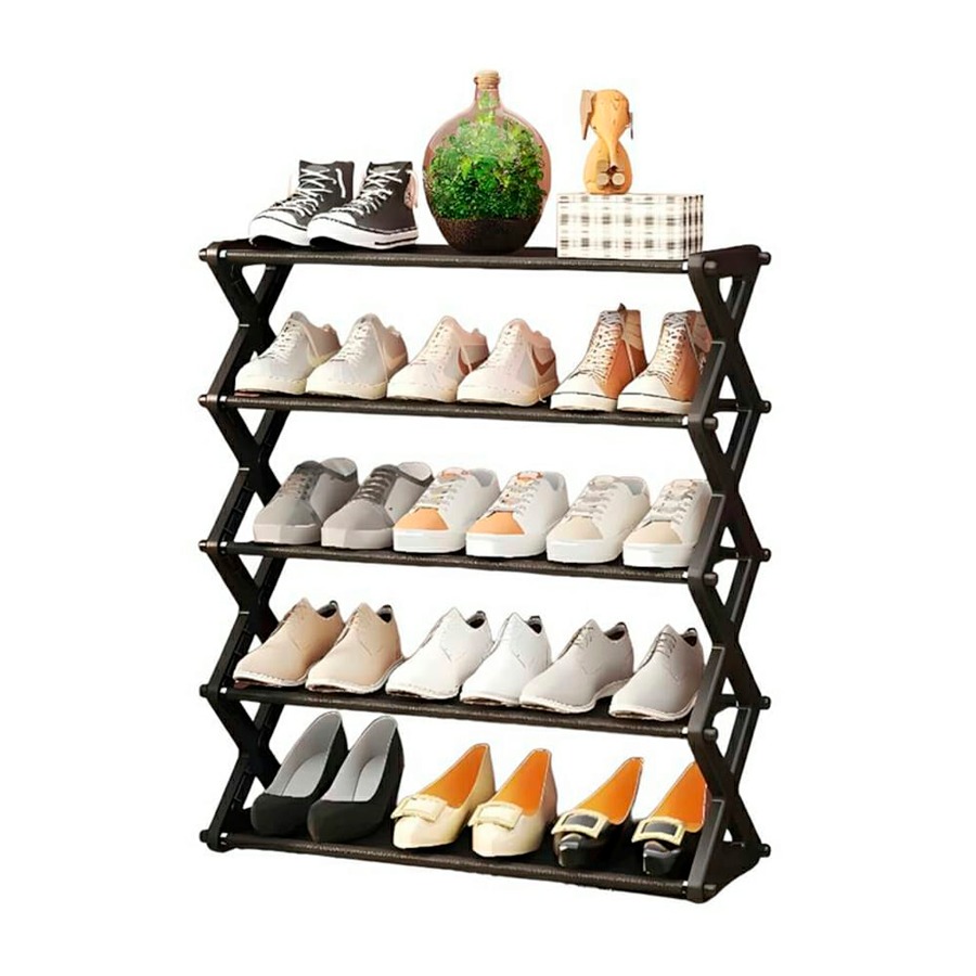 Aventura Store - Organizador Zapatero Resistente Multifuncional 5 Niveles 57X20X65.5Cm