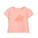 thumbnail image 1 of Polera Niña Manga Corta Estampado Flores Naranjo Pillin, 1 of 3
