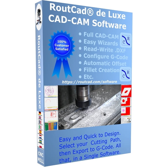 Software CAD/CAM RoutCAD Mach 3 Linux GRBL G-Code
