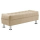 thumbnail image 2 of Banqueta Lisboa 2c Felpa 12 Beige, 2 of 4