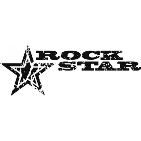 Rienda Libre Graphics - Decomural Rock Star Rock Music Ws-15788