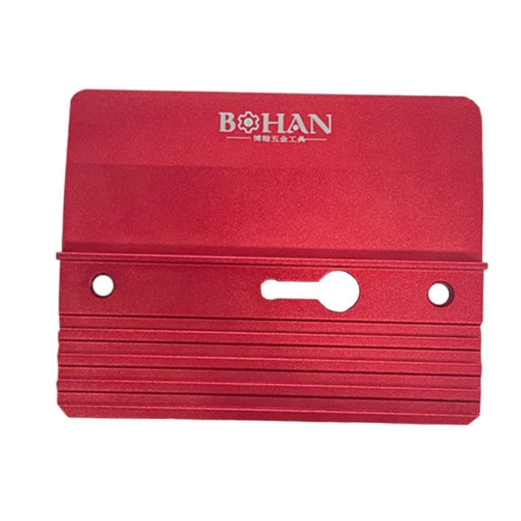 Magideal - Herramienta De Montaje De Paneles De Yeso, Soporte De Panel De Yeso, Ahorro De Mano De Obra, Herramienta De Fijación De Paneles De Yeso Portátil Roja