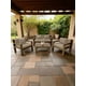 thumbnail image 3 of Terraza Rústica Modelo Ambar 4 Cuerpos Color Madera Roble Cojinería Beige, 3 of 4