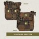 thumbnail image 5 of Bolso Bella Taylor 20x28x3 cm Gris Piedra Acolchado, 5 of 6