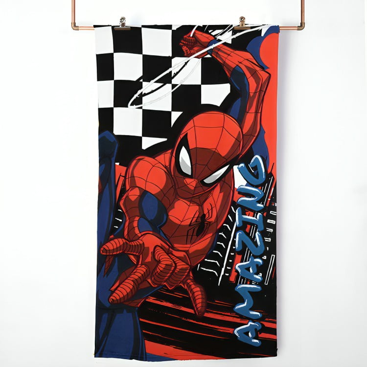 Mashini - Toalla De Playa+ Bolso Spiderman Amazing