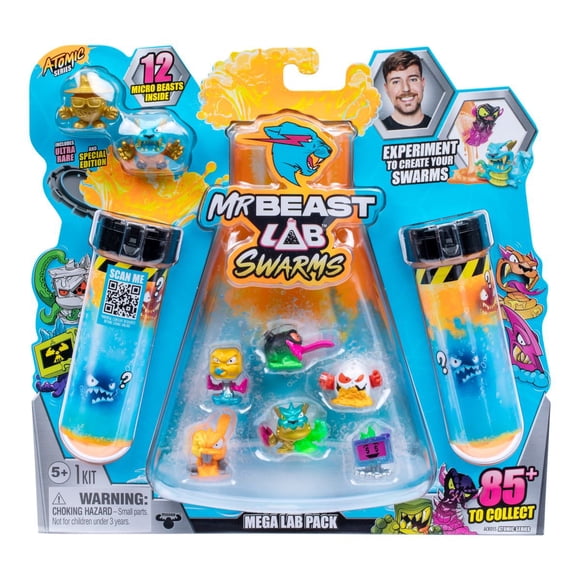 Mr Beast Lab Swarms Tubo X 12 Figuras