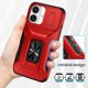 thumbnail image 5 of Funda Armada para iPhone 16 Plus con Tapa Deslizante y Soporte Magnético Giratorio Rojo, 5 of 5
