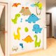 thumbnail image 3 of Adhesivos de pared Kiddale con bonito dinosaurio de dibujos animados para habitación de niños, 3 of 5