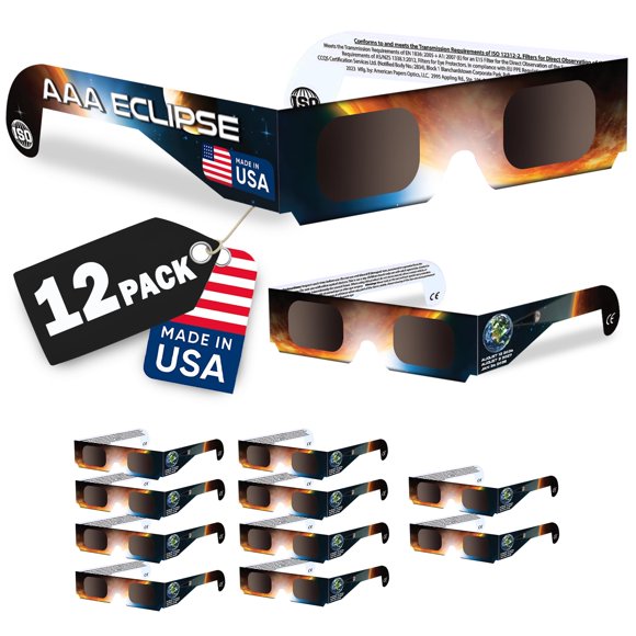 Gafas Solares AAA Eclipse Pack de 12 unidades ISO 12312-2