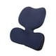 thumbnail image 2 of Almohada De Apoyo Lumbar Cómoda Y Suave Almohada Para Respaldo De Silla Para Dormitorio, Oficina, Coche, Azul Oscuro, 2 of 3