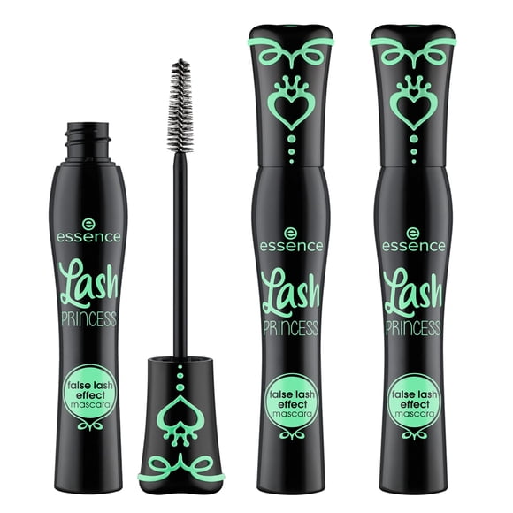 Mascara essence Lash Princess con efecto de pestañas postizas, paquete de 3