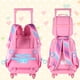thumbnail image 2 of 3PCS Rolling Backpack for Girls, Kids Roller Wheels Bookbag, Wheeled Elementary School Bag with Lunch Bag - Dog, 2 of 3