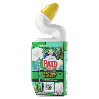 Limpiador Inodoro Gel Removedor De Sarro Floral 500 Ml Pato Purific