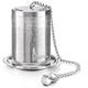 thumbnail image 1 of Infusor de té Teabloom de acero inoxidable, grande, diseño geométrico, 1 of 8