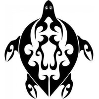Rienda Libre Graphics - Decomural Turtle Tribal Animals Ws-15594
