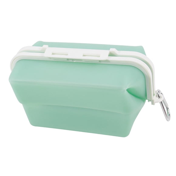 Caja De Almacenamiento De Alimentos Bolsas De Bloqueo Congelador Contenedor De Silicona Para Organizador De Cocina Azul