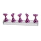 thumbnail image 2 of Soporte De Acrílico Para Práctica De Uñas, Soporte De Exhibición Para Exhibición De Dedos, Maquillaje, Galvanoplastia, Rosa, 2 of 5