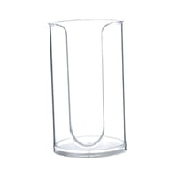 Bothyi - Dispensador De Tazas De Baño, Organizador De Tazas De Enjuague Para Encimera, Habitación De Invitados, Hogar, Transparente