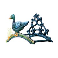 Magideal - Soporte De Manguera De Jardín, Soporte De Manguera De Patrón Vintage, Fácil De Instalar, Soporte De Soporte Ordenado Soporte De Tubo De Suspensión De Estilo C