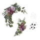 thumbnail image 3 of Guirnalda De Flores De Arco Colgante Para Boda, 2 Uds., Para Cenador De Puerta Delantera De Boda, Púrpura, 3 of 5