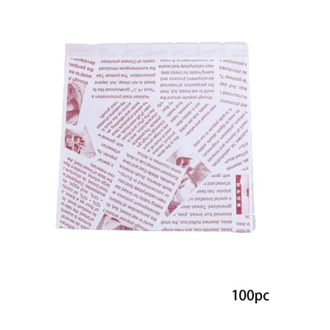 Bothyi - 100 Piezas Bolsa De Sándwich Bolsas De Panadería A Prueba De Aceite Para Pasteles Papas Fritas Pan Aperitivos D