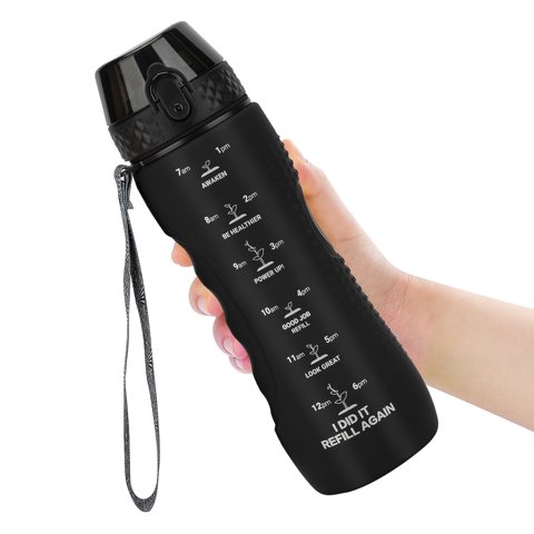 Botella Deportiva Oldley 750Ml Motivacional Reutilizable