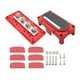 thumbnail image 5 of Bloque de distribución de energía de 4 pernos 12 V- conveniente caja de barra colectora portátil profesional estable M8 M10 duradero para camión , M8 rojo, 5 of 5