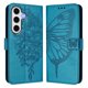 thumbnail image 5 of Funda Cartera Mariposa Para Samsung Galaxy S24 Fe Con Soporte Y Ranuras Para Tarjetas Azul, 5 of 5