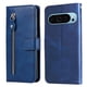 thumbnail image 1 of Funda con Cremallera para Google Pixel 9 5G, Carcasa Cartera de Cuero PU con Soporte y Tarjetero, 1 of 6