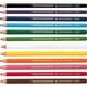 thumbnail image 2 of Lápices de color dermatográficos a base de aceite Mitsubishi Pencil K760012C, N.º 7600, 12 colores, 2 of 6