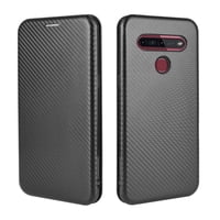 Foxdock - Funda Flip Para Lg K51S - Funda Magnética De Negocios, Funda Protectora Delgada