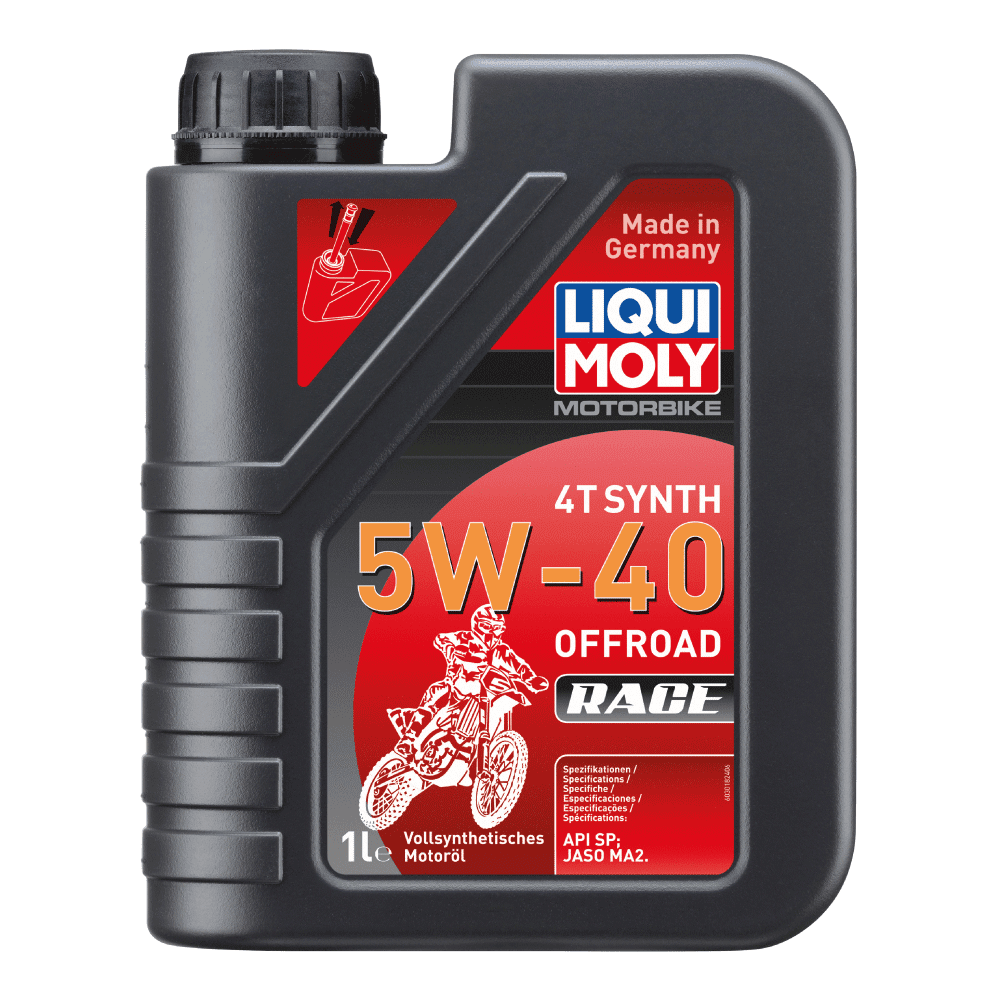 Aceite Para Moto Liqui Moly Motorbike 4t Synth 5w-40 Offroad Race 1 Lt