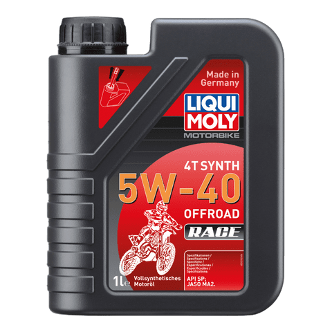 Aceite Para Moto Liqui Moly Motorbike 4T Synth 5W-40 Offroad Race 1 Lt