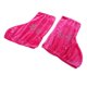thumbnail image 4 of 2 unids patín de hielo cubre protector de botas para patinaje artístico terciopelo rosa rojo-l, 4 of 5