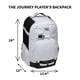 thumbnail image 5 of Mochila Rawlings THE JOURNEY para béisbol/sóftbol blanca, 5 of 5
