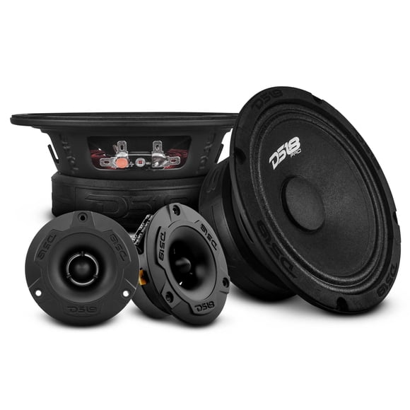 Altavoz DS18 PRO-GM6.4PK de gama media de 6.5 pulgadas y tweeter de 1 pulgada