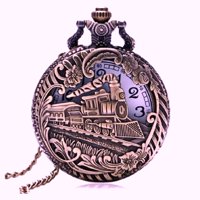 Genérico - Reloj Bolsillo Tren Nostalgia Mz54