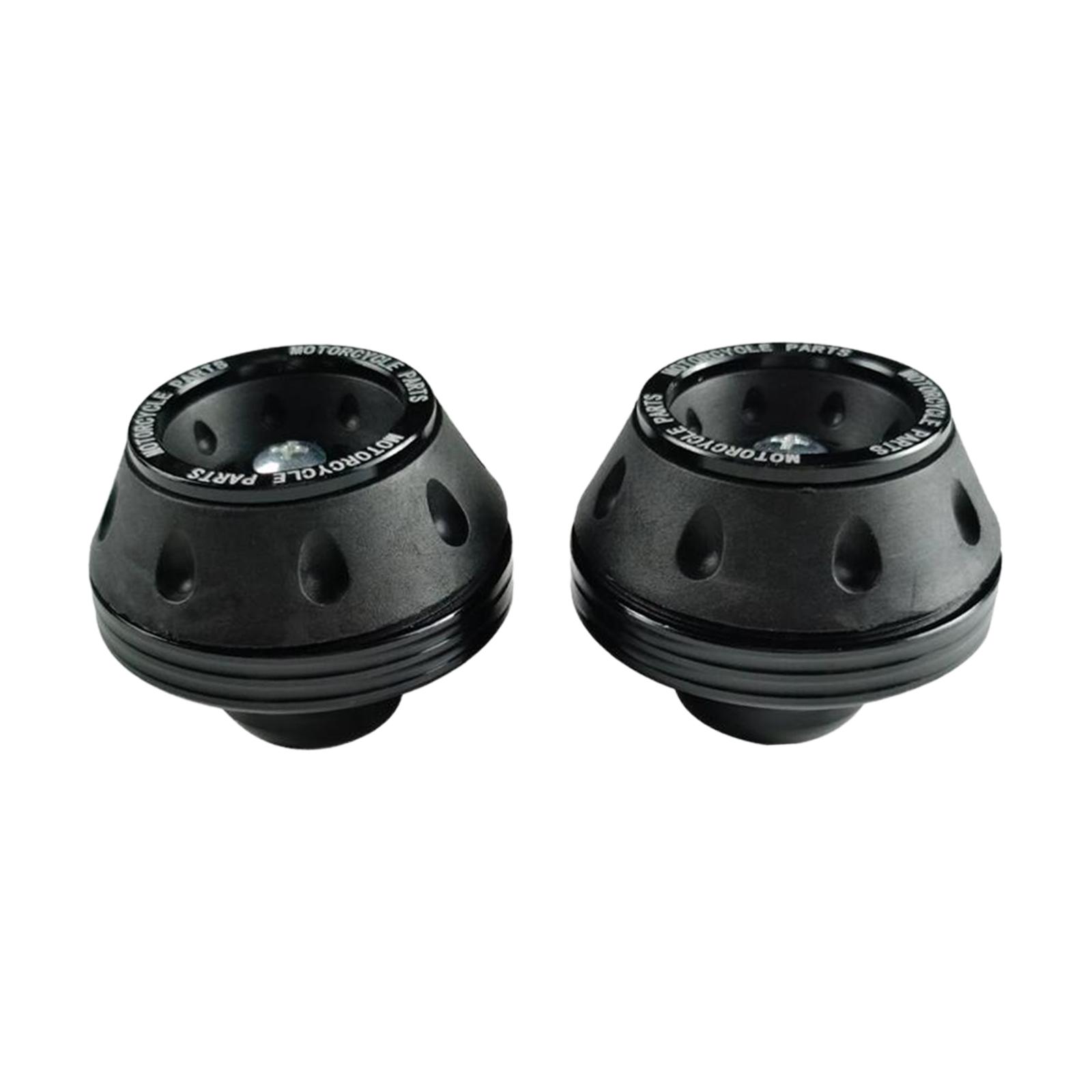 Ioensy - Piezas De Repuesto Genéricas Para Montaje De Deslizadores De Marco De Rueda De Horquilla Delantera De Alto Rendimiento, Color Negro