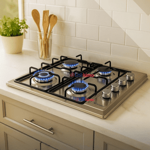 Line - Cocina Encimera A Gas Licuado 4 Platos Acero Inoxidable Premium