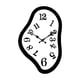 thumbnail image 2 of Reloj de Pared Abstracto Moderno con Diseño de Derretimiento Silencioso Funcional Decorativo para Sala Cocina Oficina Adecuado para Regalo Decoración 30 cm x 195 cm, 2 of 5