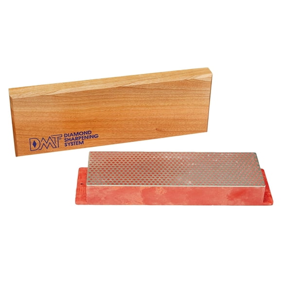 Afilador DMT 20 cm de grano fino con caja de madera