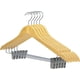 thumbnail image 1 of Pack De 50 Colgadores Ganchos Con Pinza Para Pantalón Madera, 1 of 2