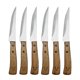 thumbnail image 2 of Cuchillo Premium 6 Piezas Acero Inoxidable - Madera Plateado - Café, 2 of 3