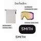 thumbnail image 5 of Gafas SMITH I/O MAG con lente ChromaPop para esquí y snowboard, 5 of 9
