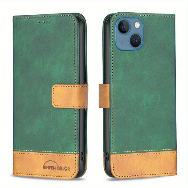 Premium Leather Phone Case With Magnetic Buckle & Card Slot Stand For iPhone 14 Pro Max, 14 Plus, 13 Pro Max, 11 Pro Max, 12 Pro Max, 7, 8, SE 2020, 2022