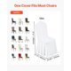 thumbnail image 4 of Fundas para Sillas VEVOR 30 Piezas Poliéster Spandex Blanco, 4 of 9