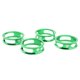 thumbnail image 2 of 4 piezas bici bicicleta auricular espaciador 28.6mm delantera tenedor arandela del vástago verde, 2 of 5