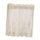 thumbnail image 3 of Niveles De Cenefa De Cortina Transparente De Gasa De Ventana De Encaje Bordado Niveles 74 * 61 Cm Cremoso, 3 of 5